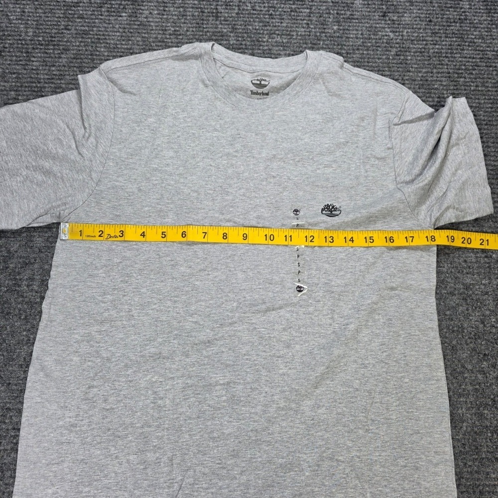 Timberland Cotton T-Shirt Men's Size Small Gray Short Sleeve Soft Casual NEW - Picture 4 of 7